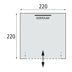 Bardani Picasso schuurtent grey