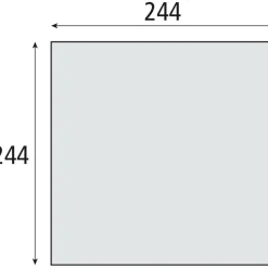 Bardani Quick Lodge 4 partytent 244 x 244 cm grey