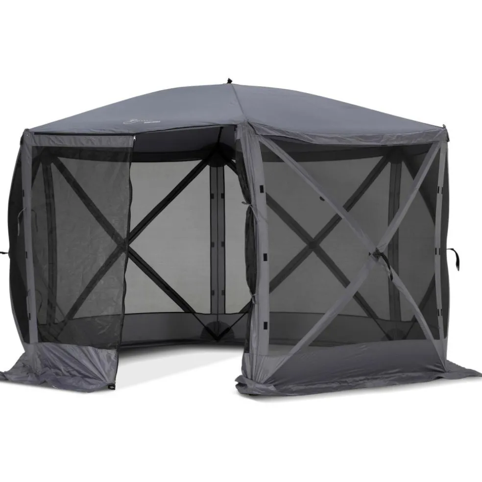 Bardani Quick Lodge 6 partytent 360 x 312 cm grey