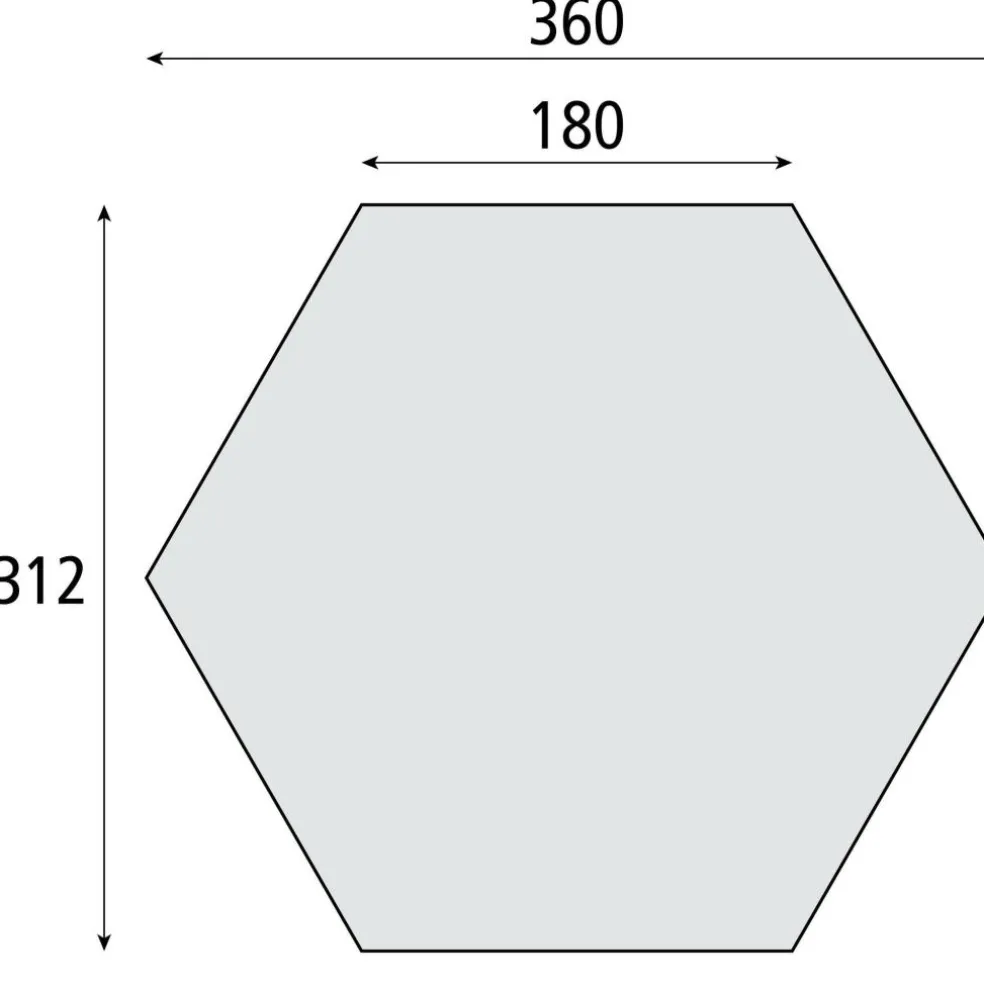 Bardani Quick Lodge 6 partytent 360 x 312 cm grey