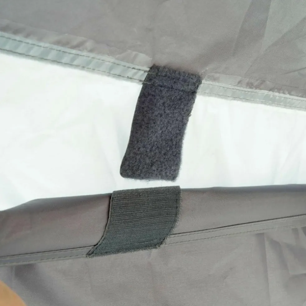 Bardani Quick Shelter 350 zijwand met raam grey