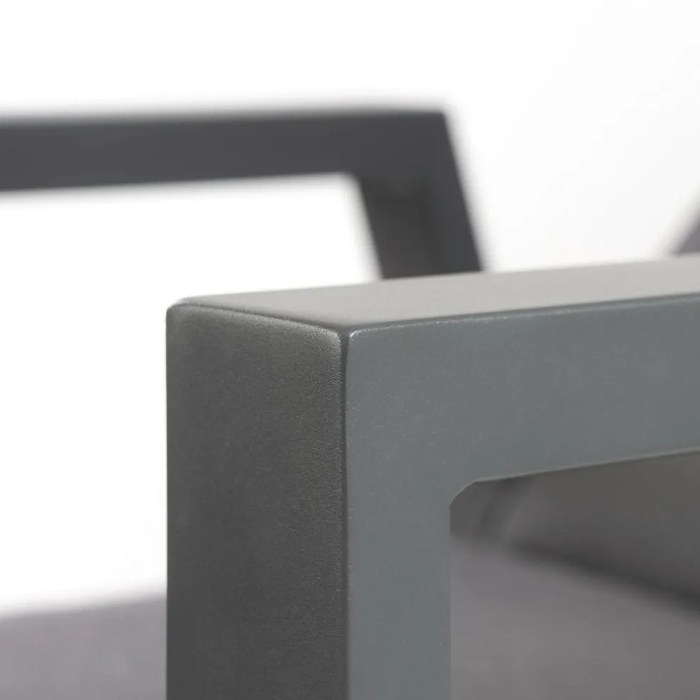 Bardani Quinta verstelbare tuinstoel antraciet