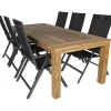 Bardani Roma 240 Aruba 6 tuinset verstelbaar teak anthracite