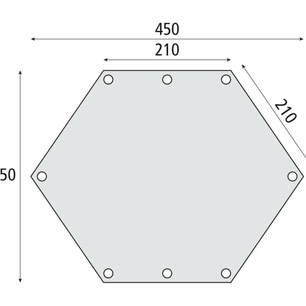 Bardani Spitfire Wing RSTC tarp 450 x 350 cm beige black