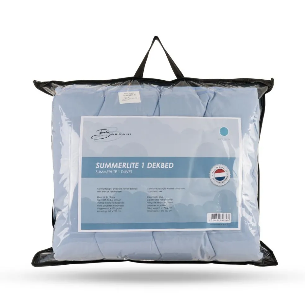 Bardani Summerlite 1 dekbed light blue 140 x 200