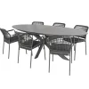 Bardani Varesse 240 x 108 cm Barista 6 tuinset antraciet