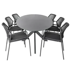 Bardani Varesse 240 x 108 cm Barista 6 tuinset antraciet
