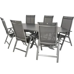 Bardani Varesse 240 x 180 cm Legato 6 tuinset antraciet