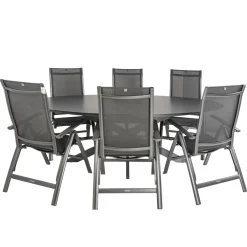 Bardani Varesse 240 x 180 cm Legato 6 tuinset antraciet