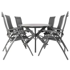 Bardani Varesse 240 x 180 cm Legato 6 tuinset antraciet