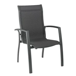 Bardani Varesse 240 x 108 cm Legato stapelbaar 6 tuinset  antraciet