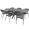 Bardani Varesse 240 x 108 cm Sienna 6 tuinset antraciet