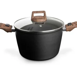 Bardani Wajan Deluxe kookpan met deksel en afneembare grepen ø 24 cm