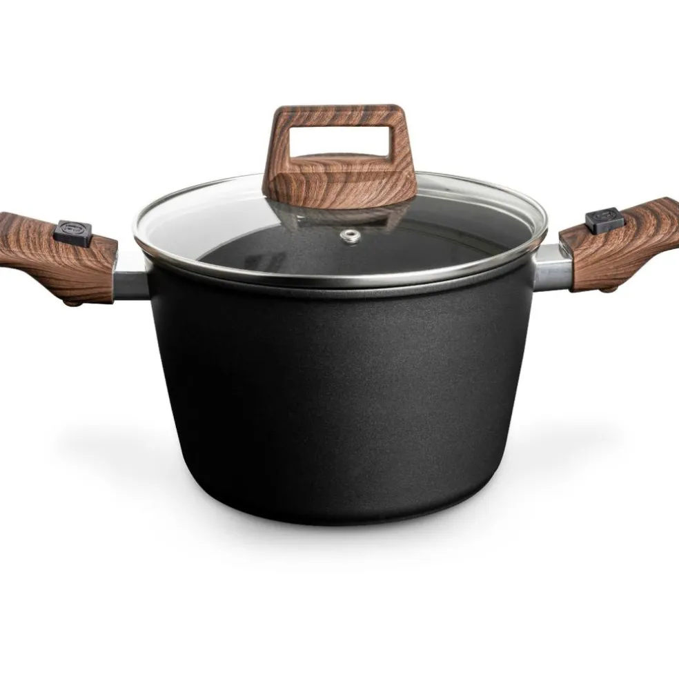 Bardani Wajan Deluxe kookpan met deksel en afneembare grepen ø 20 cm