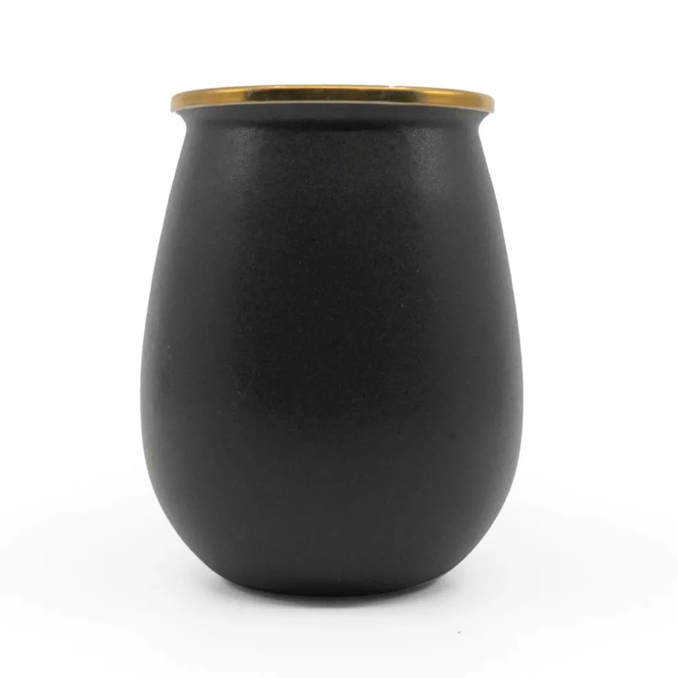 Barebones Emaille beker charcoal 2-pack