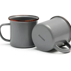 Barebones Emaille mok 473 ml grey 2-pack