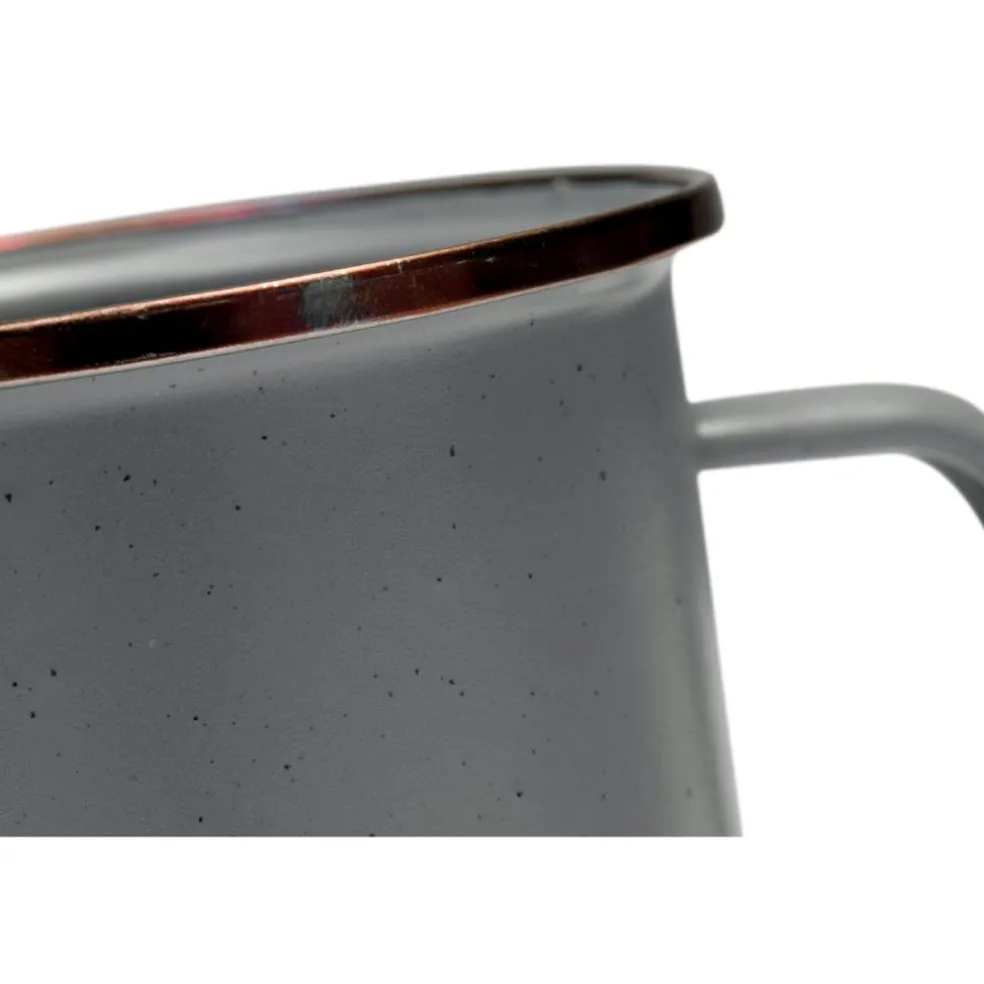 Barebones Emaille mok 473 ml grey 2-pack