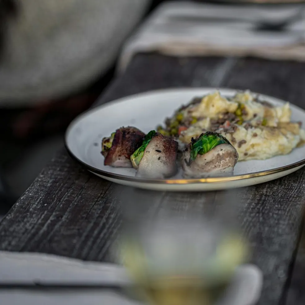 Barebones Emaille plat bord ø 210 mm egg shell 2-pack