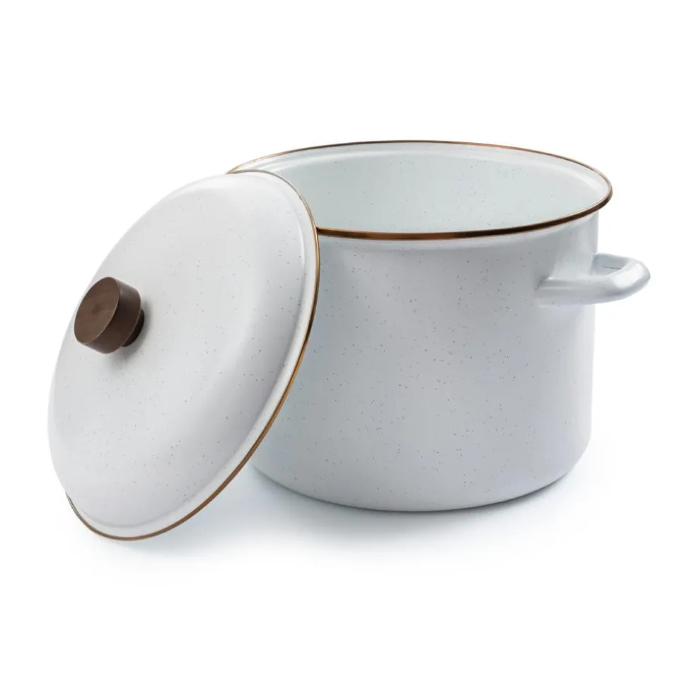 Barebones Emaille soeppan ø 260 mm egg shell