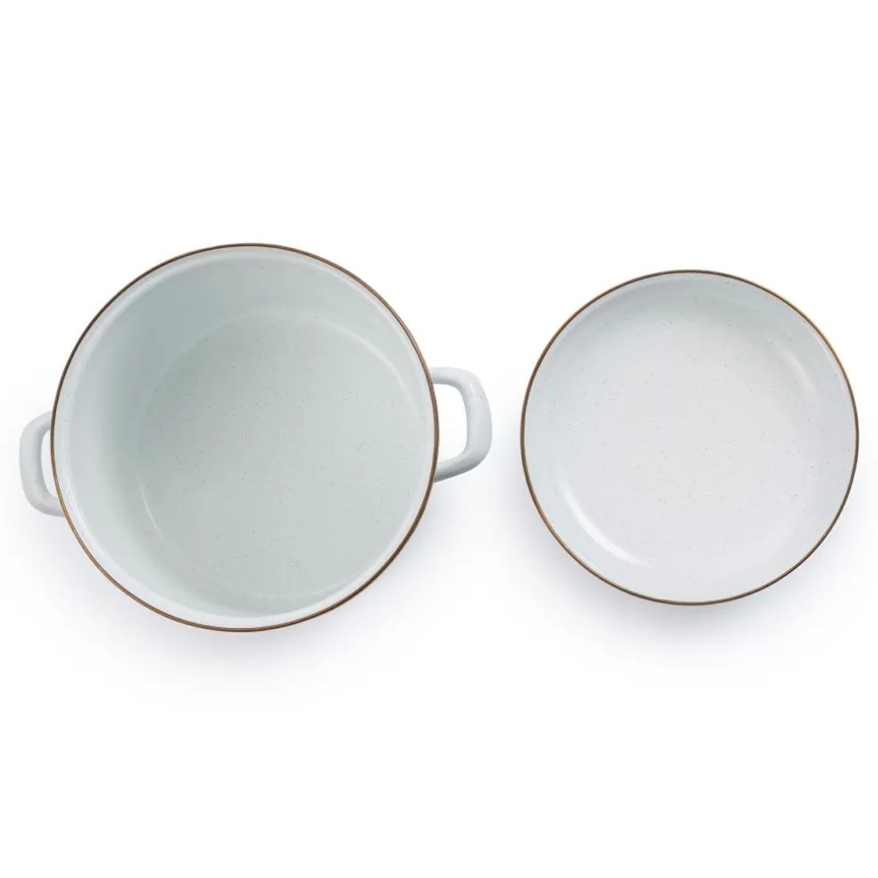 Barebones Emaille soeppan ø 260 mm egg shell