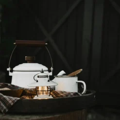 Barebones Mini Edison lantaarn vintage white