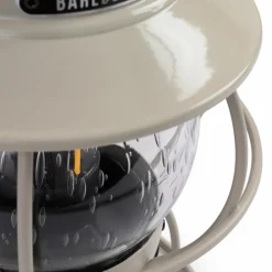 Barebones Railroad lantaarn vintage white