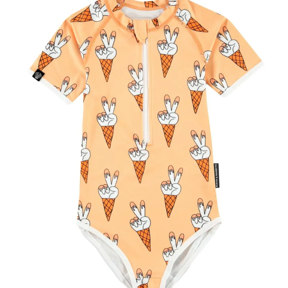 Beach & Bandits Peace Cream badpak junior apricot