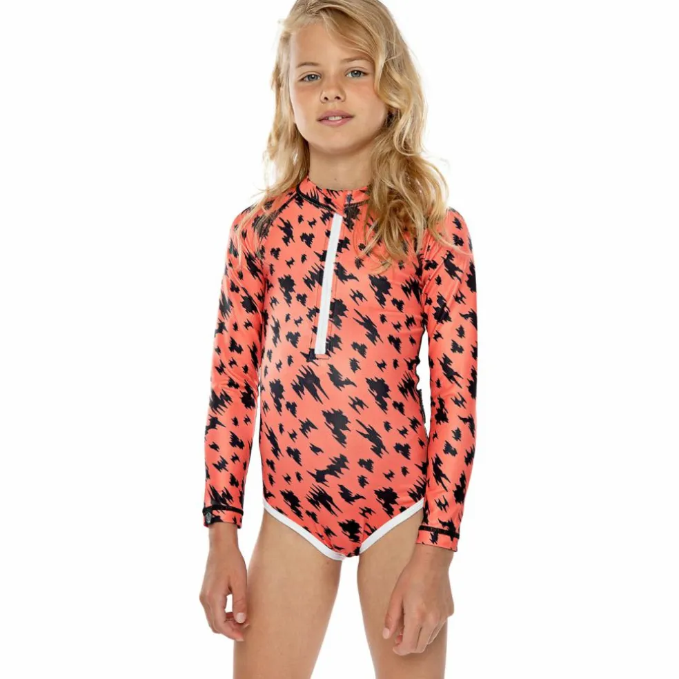 Beach & Bandits Red Electric UPF50+ badpak junior coral