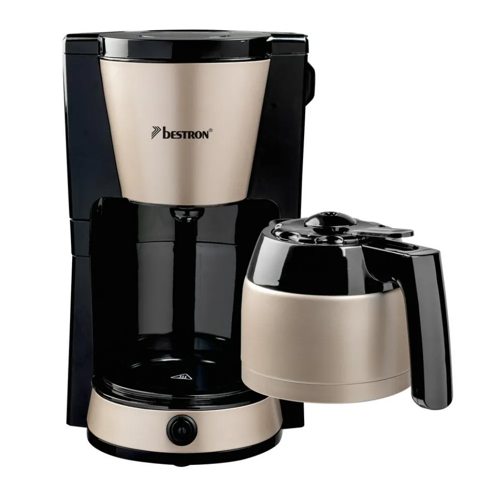 Bestron ACM1000SAT koffiezetapparaat satin