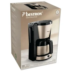 Bestron ACM1000SAT koffiezetapparaat satin