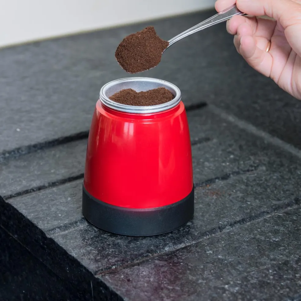 Bestron AES480 elektrische percolator rood