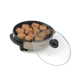 Bestron AHP1200SAT Multifunctionele hapjespan satin