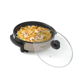 Bestron AHP1200SAT Multifunctionele hapjespan satin