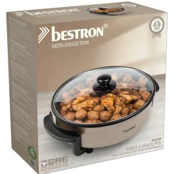 Bestron AHP1200SAT Multifunctionele hapjespan satin