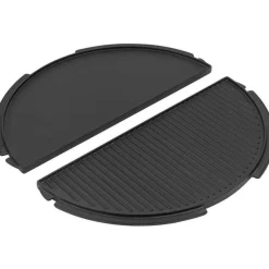 Big Green Egg  Halve maan plancha grillplaat Large