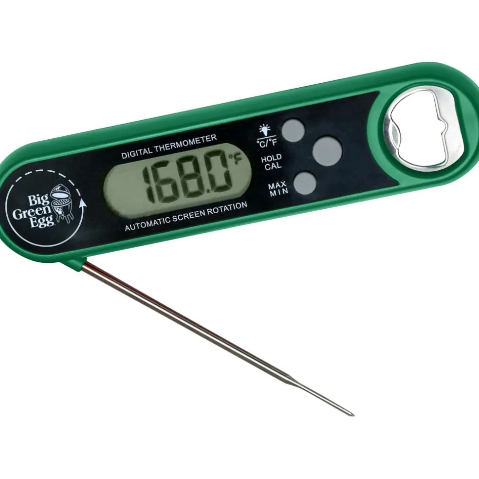 Big Green Egg Instant Read thermometer met flesopener