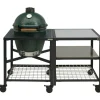 Big Green Egg  Large houtskoolbarbecue met frame en uitbreidingsframe SS grid