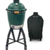 Big Green Egg  Medium houtskoolbarbecue met onderstel en hoes