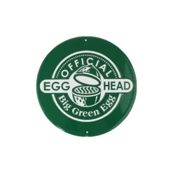 Big Green Egg  Round Sign Official Egghead decoratie