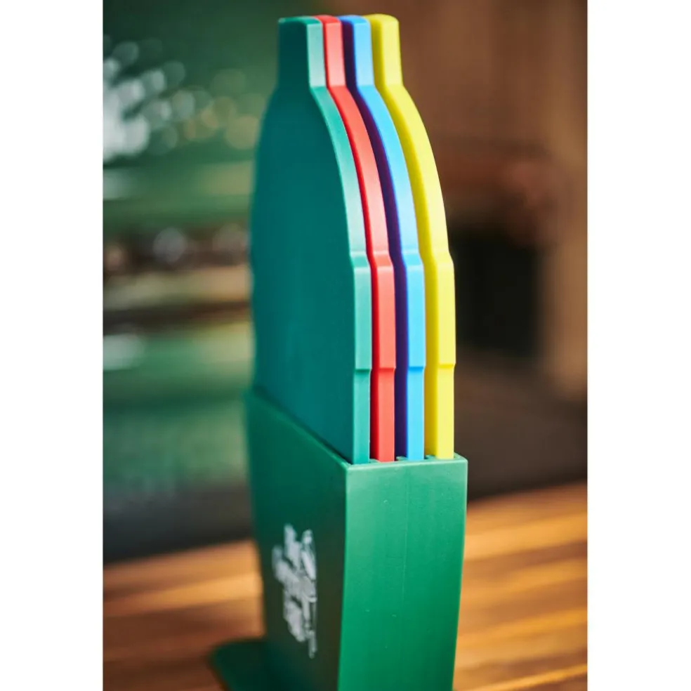 Big Green Egg snijplankjes met houder 4 stuks