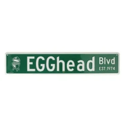 Big Green Egg  Street Sign Egghead BLVD decoratie