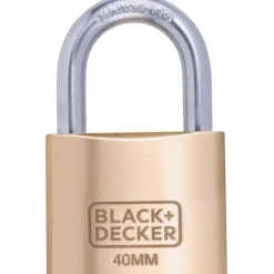 Black & Decker Standaard hangslot messing 40 mm