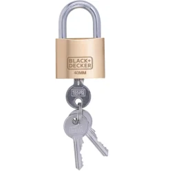 Black & Decker  Standaard hangslot messing 40 mm