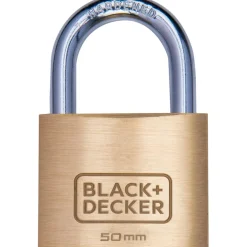 Black & Decker  Standaard hangslot messing 50 mm
