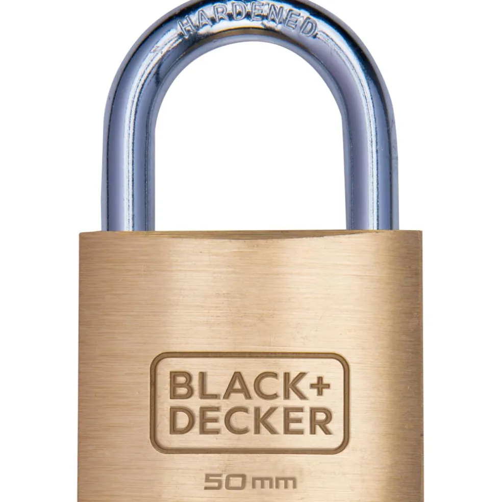 Black & Decker Standaard hangslot messing 50 mm