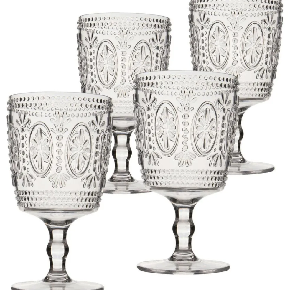 Bo-Camp Sicilian wijnglas 300 ml transparent 4-pack