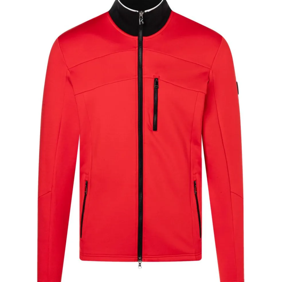 Bogner Xilas fleece vest heren fast red