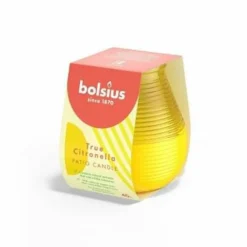 Bolsius Citronella buitenkaars geel