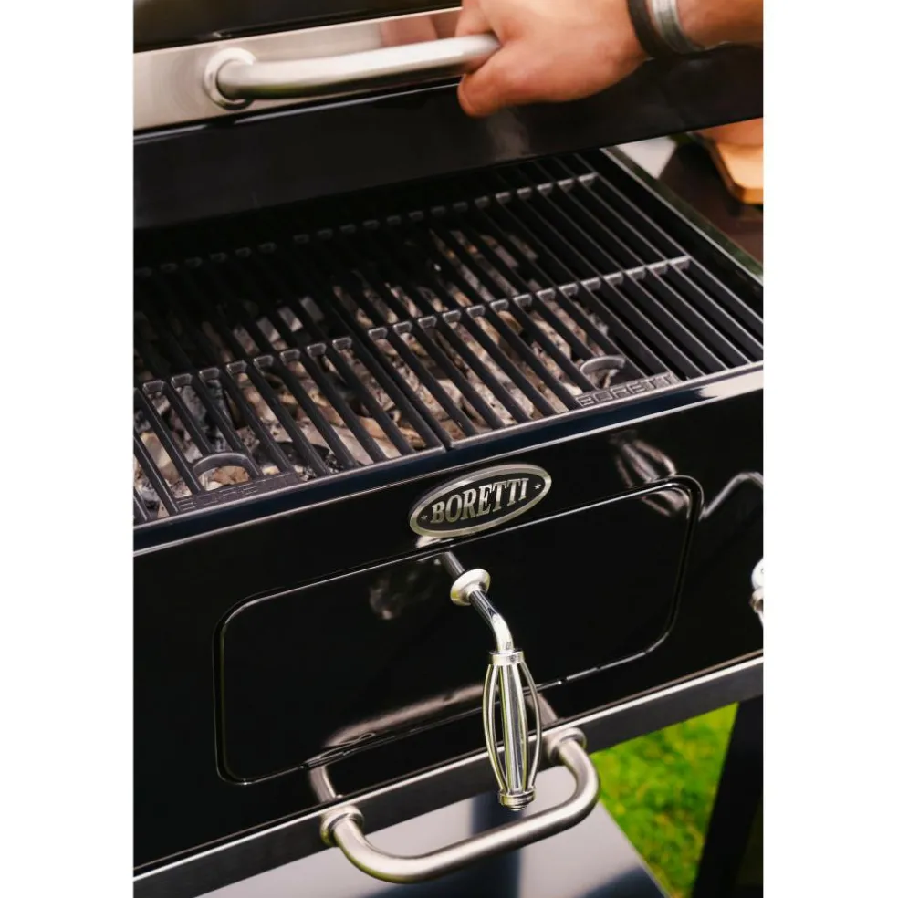 Boretti Carbone houtskoolbarbecue black
