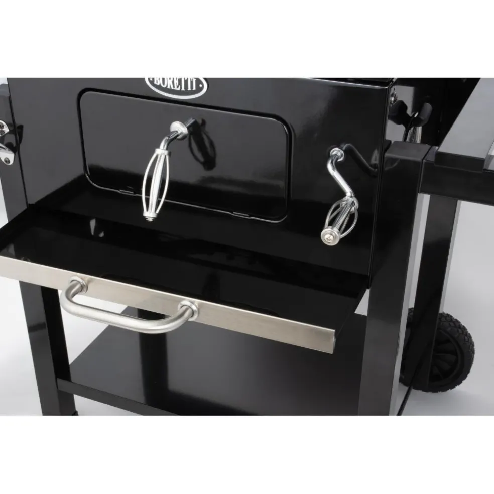 Boretti Carbone houtskoolbarbecue black